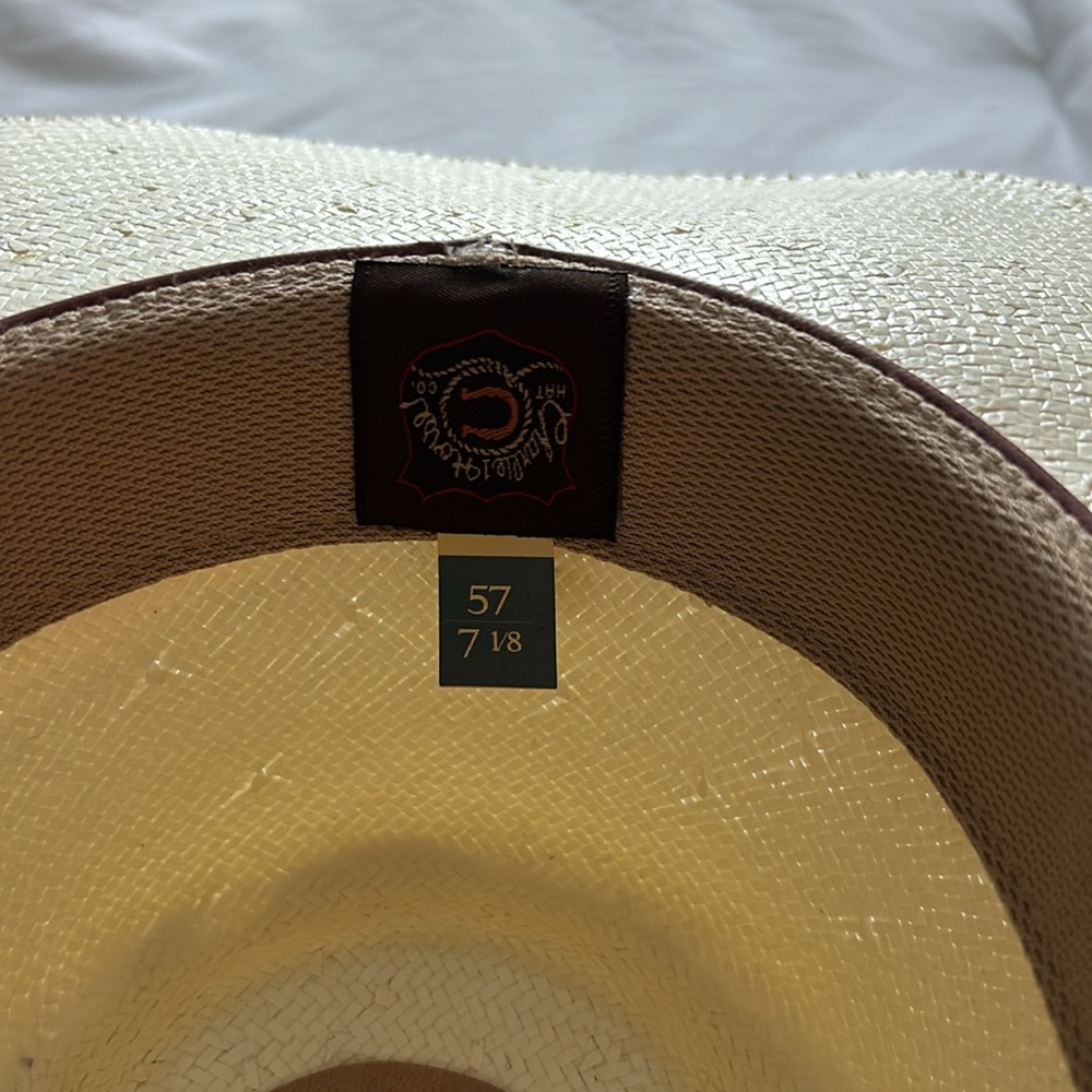 Charlie 1 Horse Old Apache 3 3/4" Brim Cowboy Western Hat
Woven Straw Pink Band - Picture 7 of 7